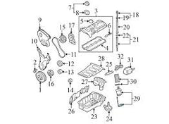 Oil Filter Housing Cap 06D115408B Compatible With AUDI & VW