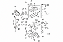 Oil Filter Housing Cap 06D115408A 06D115408B Compatible With AUDI & VW