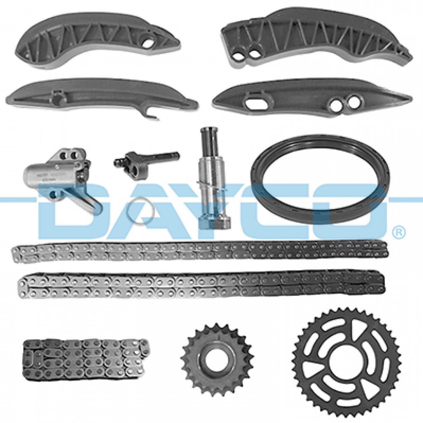 Timing Chain Kit KTC1100 11318570649S4 11417797896S1 13528589971S4 Compatible With BMW 1 (F20) 1 (F21) & MINI MINI (F55) | MINI / COOPER MINI (F56) | MINI / COOPER (DAYCO)
