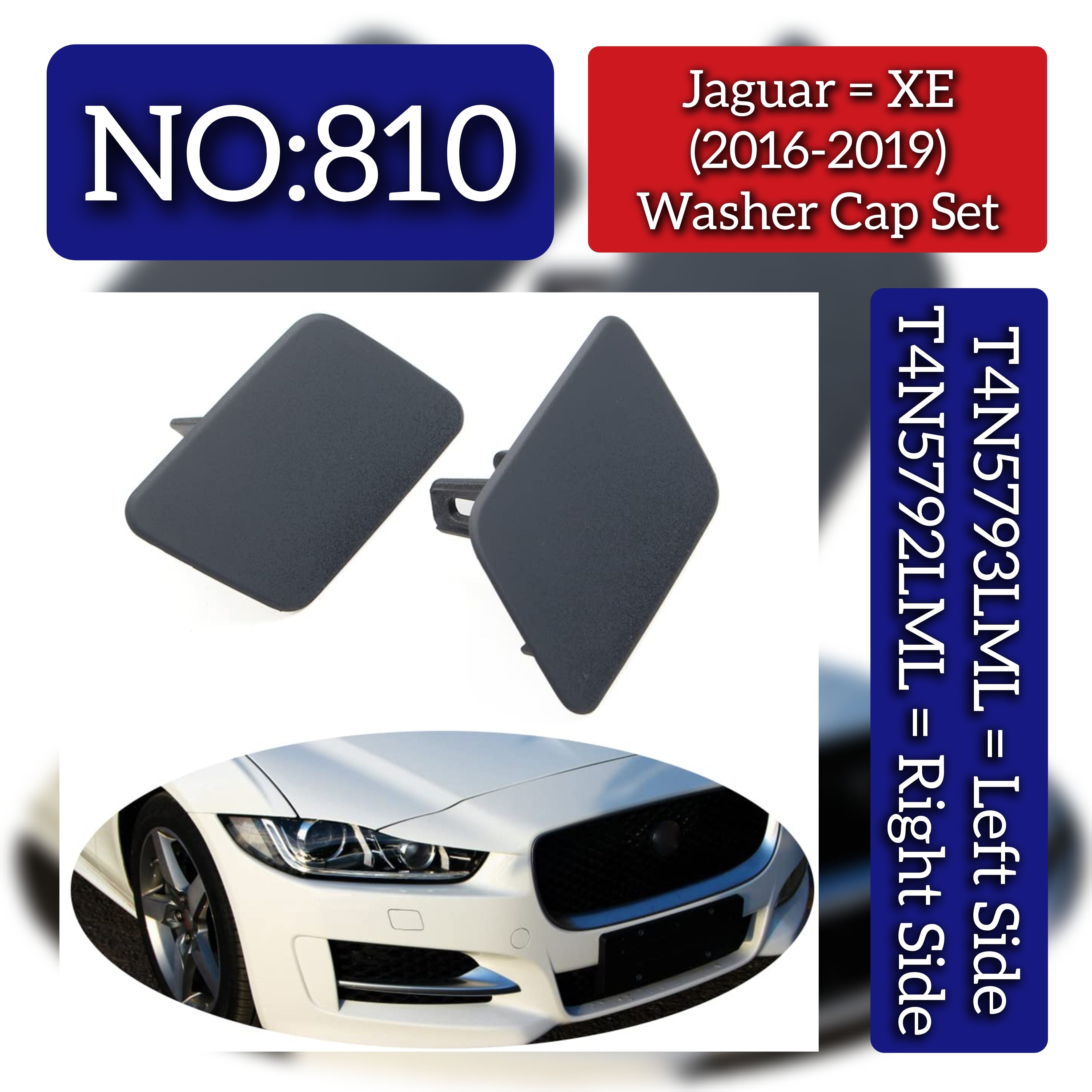 Washer Cap Left T4N5793LML & Right T4N5792LML Compatible With Jaguar XE (2016-2019) Tag No.810
