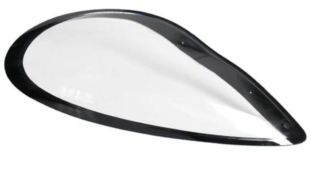 Front Headlight Glass Black Compatible With Porsche Panamera (2011-14)