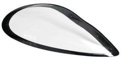 Front Headlight Glass Black Compatible With Porsche Panamera (2011-14)