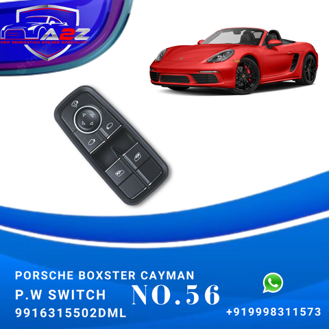 PORSCHE BOXSTER CAYMAN BLACK POWER WINDOW SWITCH 9916315502DML Tag-SW-56