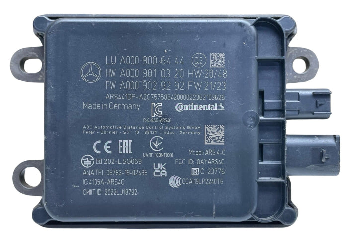 Radar Blind Spot Sensor A0009006444 Compatible With Mercedes Benz W206 W223 W232 W254 W295 W297