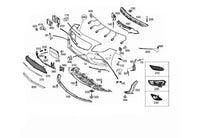 Front Camera Bracket Left 1178857700 Right 1178857800 Compatible With Mercedes Benz CLA C117 (2016-19)