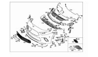 Front Bumper Bracket 1778851300 A1778851300 Compatible With Mercedes-Benz A-CLASS W177 (2018-2023) Tag No.741