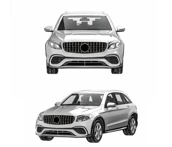 Front Upper Bumper 2538850001 Compatible With Mercedes Benz W253 GLC (2016-19) Tag No.311