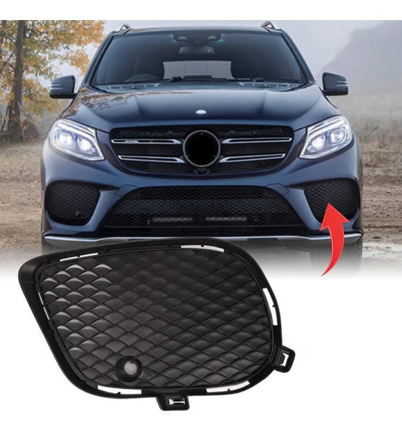 Fog Lamp Cover Set Left 2928855322 & Right 2928855422 Compatible With Mercedes Benz W292 GLE (2016-20) Tag No.327