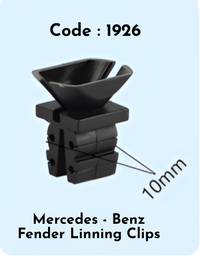 Fender Linning Clips (Set of 10) Code:1926 Compatible With Mercedes Benz