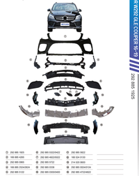 Front Bumper Kit 2928851925 Compatible With Mercedes Benz GLE Class W292 Coupe (2016-19) FBK206