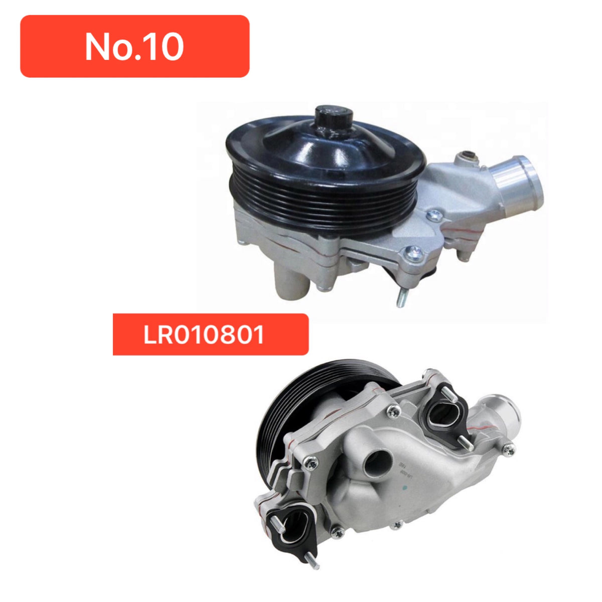 Water Pump LR010801 LR029412 LR033993 LR049369 LR055239 LR065486 LR068999 Compatible With LAND ROVER RANGE ROVER SPORT I L320 Tag-W-10