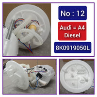 Fuel Pump 8K0919050L Compatible With Audi A4 Tag No.12