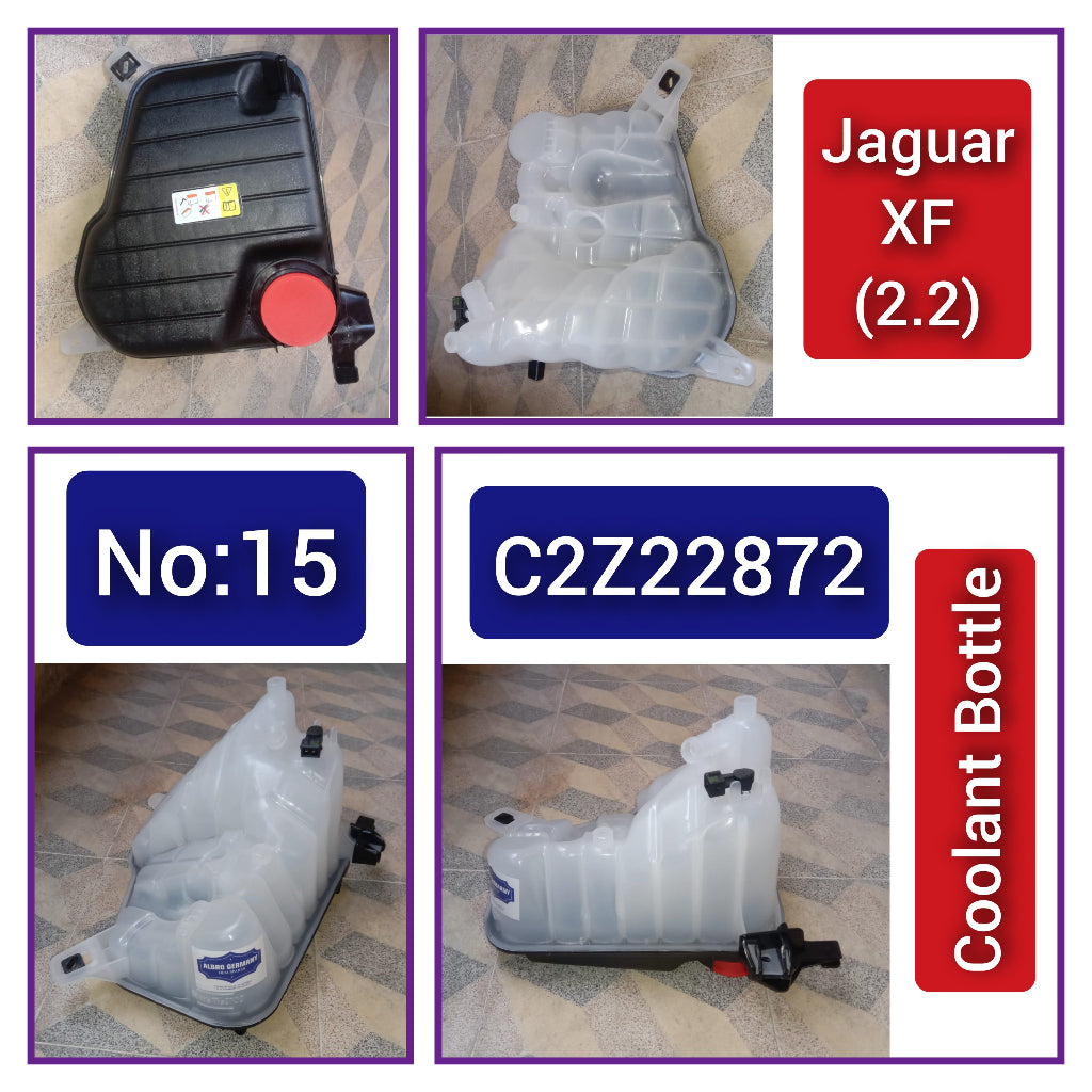 Coolant Bottle C2Z22872 C2Z11292 C2Z15579 C2Z29118 C2Z11292 Compitable with  JAGUAR XF I X250 Tag-B-15