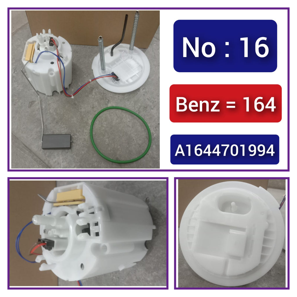 Electric Fuel Pump Assembly 1644701994 Compatible With Mercedes Benz GL-CLASS W164 Tag No.16