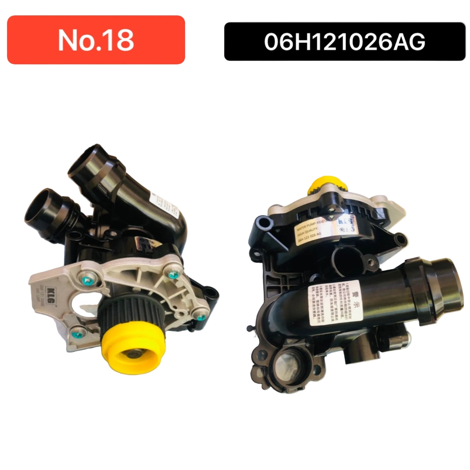 Water Pump 06H121026CC 06H121026BE Compatible With AUDI A3 A4 A5 A6 A8 Q3 Q5 TT Tag-W-18