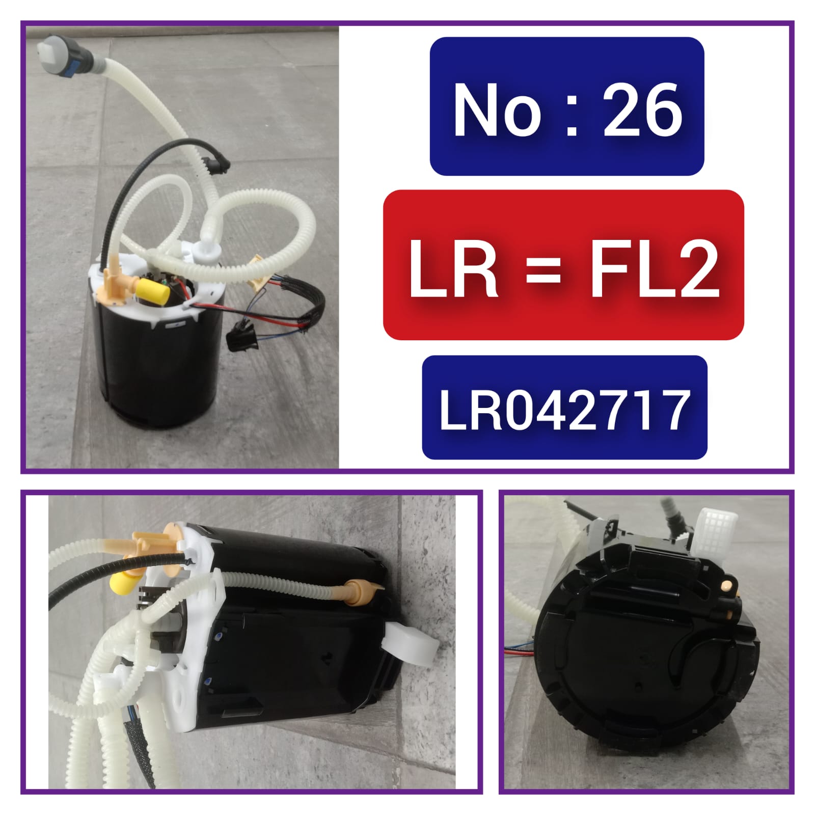 Fuel Pump LR042717 LR014998 For LAND ROVER RANGE ROVER SPORT I L320 Tag-F-26