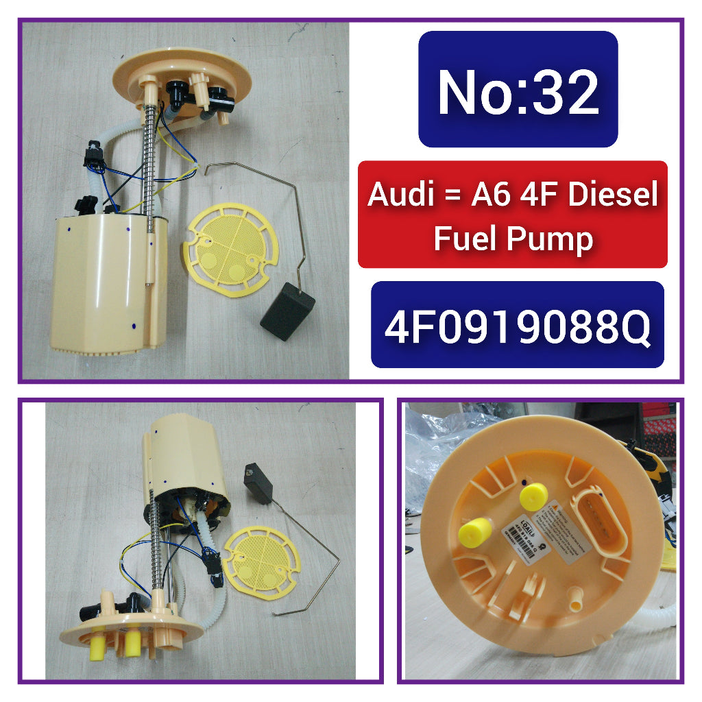 Fuel Pump 4F0919088Q 4F0919050F 4F0919050G 4F0919050K 4F0919088M 4F0919088T Compatible With Audi A6 4F 2.7 3.0  Tag No.32