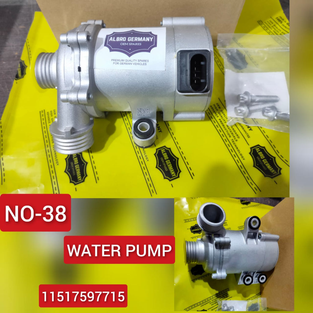 Water Pump 11517597715 11517602125  Compatible With BMW 5 Series F10 & 3 Series F30 Tag-W-38