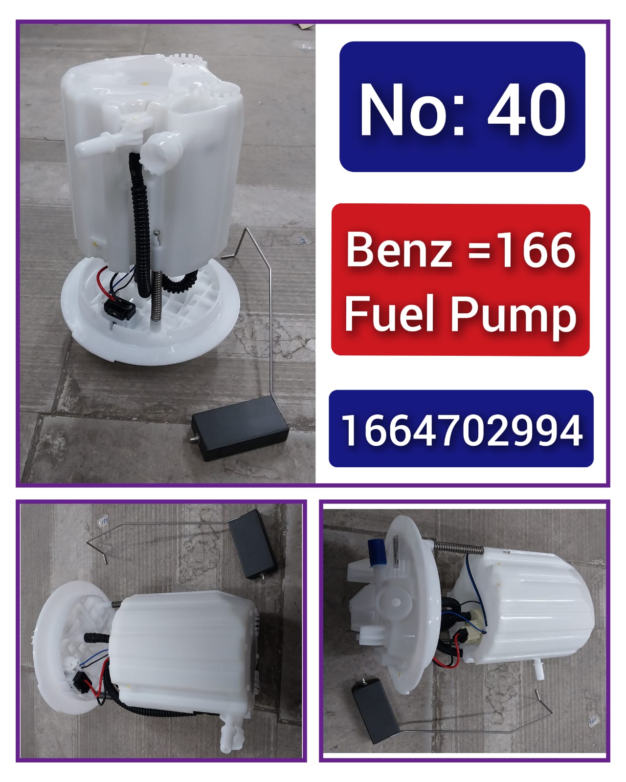 Fuel Pump 1664702994  Fits For Mercedes Benz GLS X166 Tag-F-40