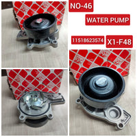 Water Pump 11518601366 11518623574 11518623576  Compatible With BMW X1 F48 Tag-W-46