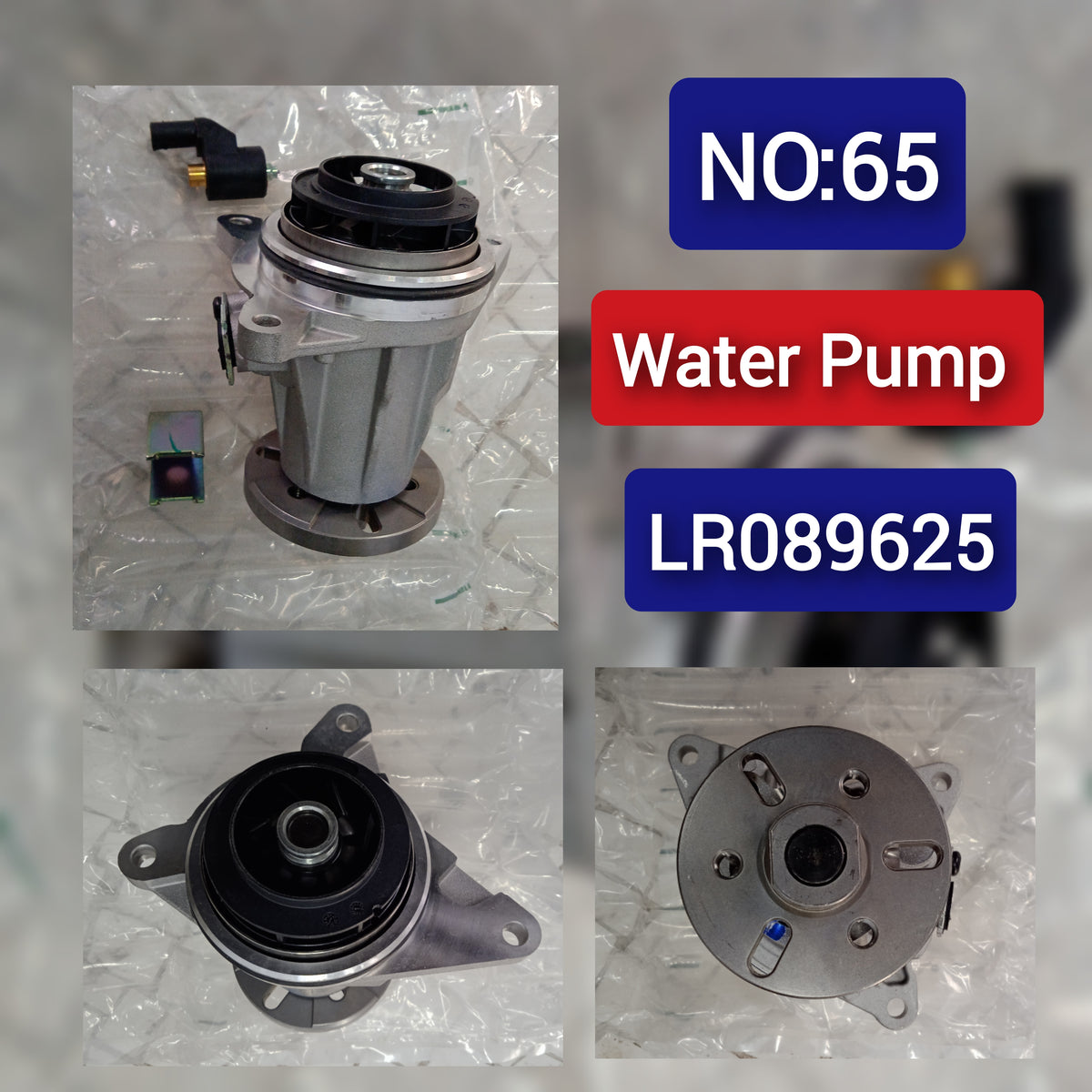 Water Pump LR089625 LR061982 Compatible With LAND ROVER DISCOVERY IV (L319) | LR4 Tag-W-65