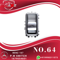 Silver Window Switch  1679054601  A1679054601 Compatible With MERCEDES BENZ GLS W167 & GLE W167 Tag-SW-64