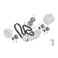 Multi Rib Belt 6PK1538 11281437475 Compatible With BMW 3 (E46), 5 (E60) (CONTINENTAL)