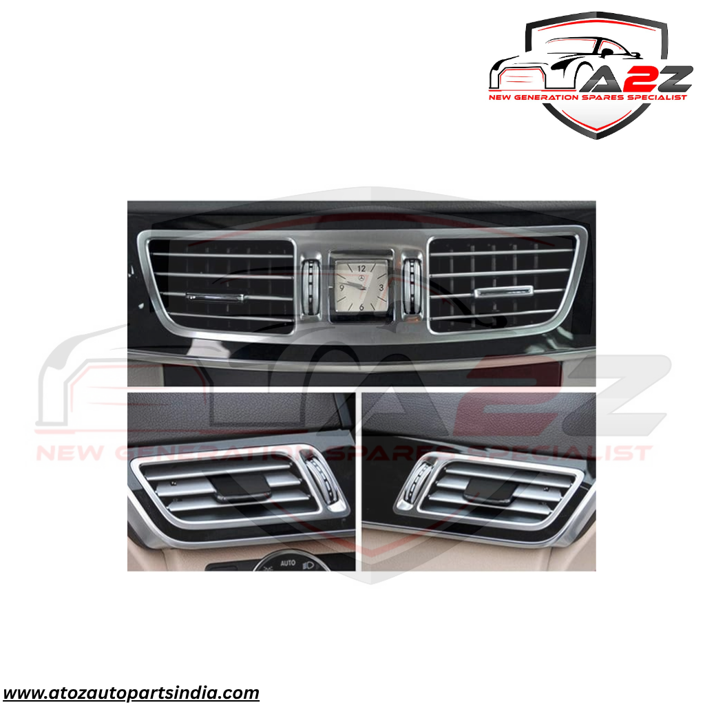 Ac Vent Grille Assembly (Attached Watch)Center A2128303154 & Right A2128303454 & Left A2128303354 Compatible With MERCEDES BENZ E-CLASS W212