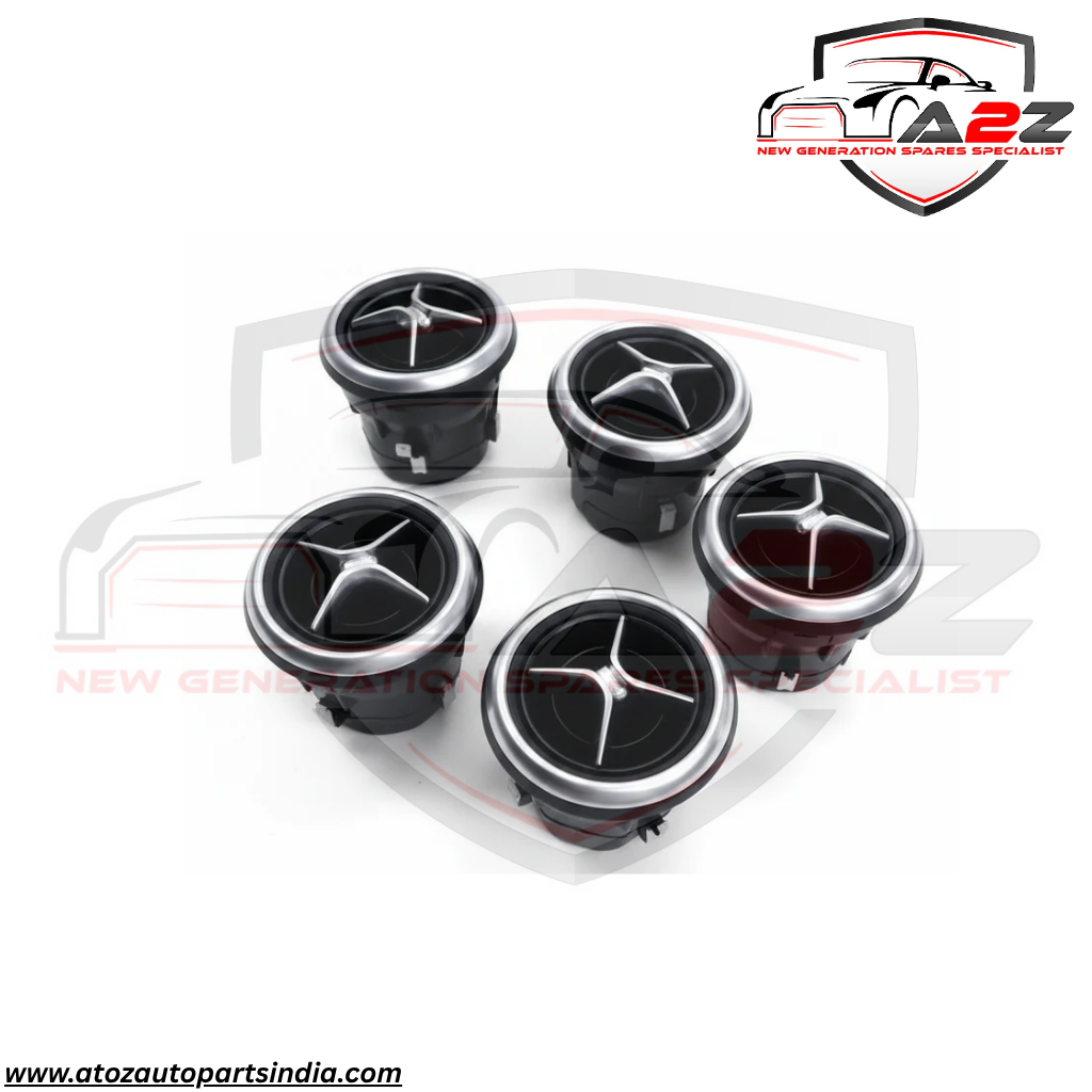 Ac Vent Assembly Set (Pack of 1) Left+Right A1768300154 Center A1768300054 Compatible With Mercedes Benz & B CLASS W246 2011-2019 & GLA CLASS W156 2013-2019 & A CLASS W177 2018 & A CLASS W176 2012-2018