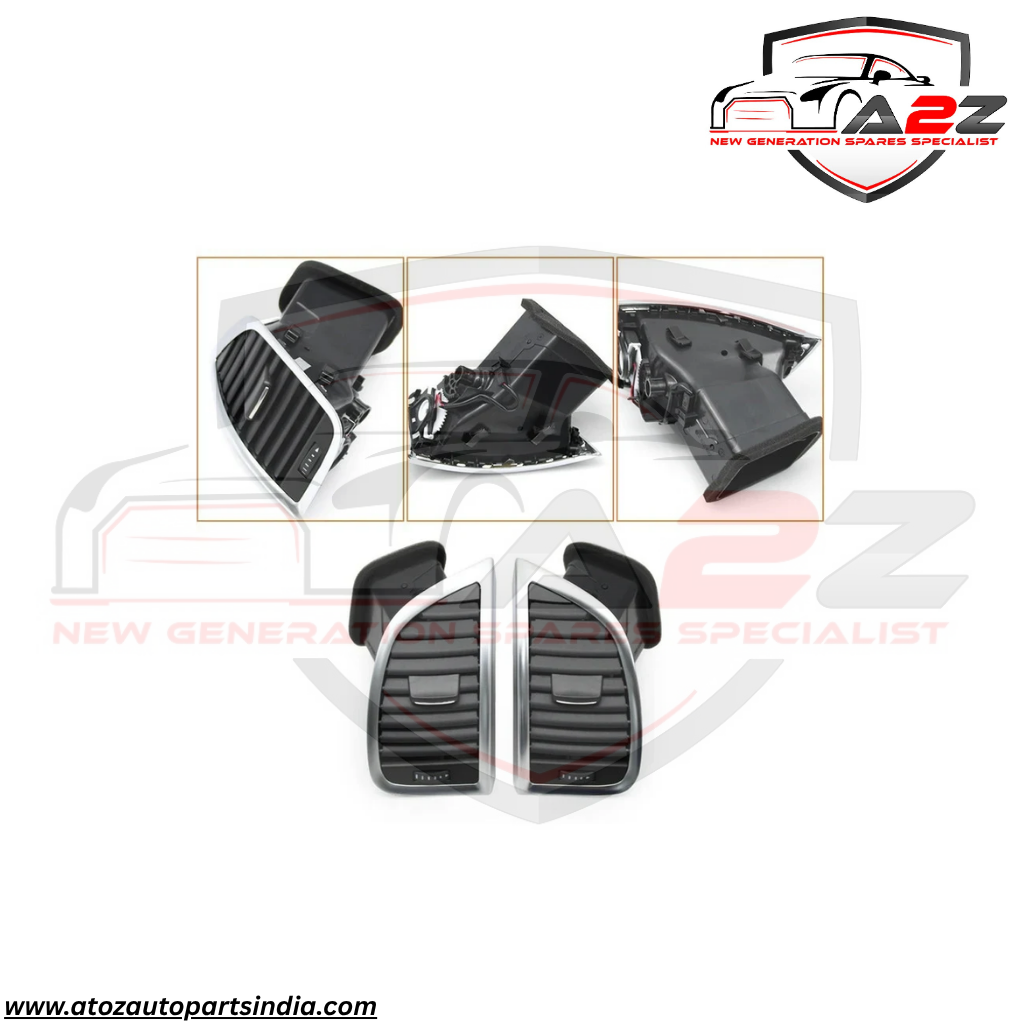 Black Ac Vent Grille Assembly Right 4L0820902 & Left 4L0820901 & Center 4L0820951 & RearCompatible With Audi Q7
