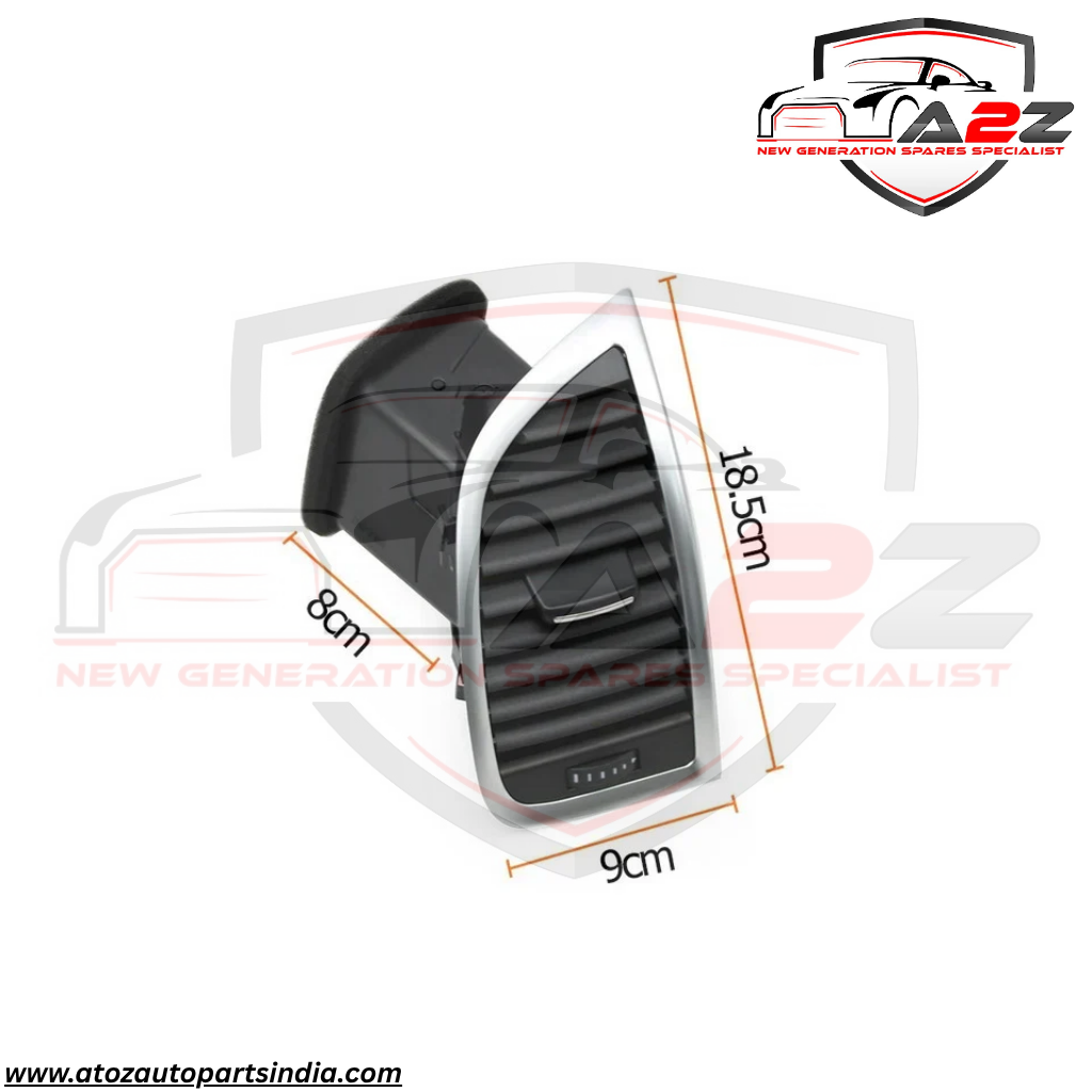 Black Ac Vent Grille Assembly Right 4L0820902 & Left 4L0820901 & Center 4L0820951 & RearCompatible With Audi Q7