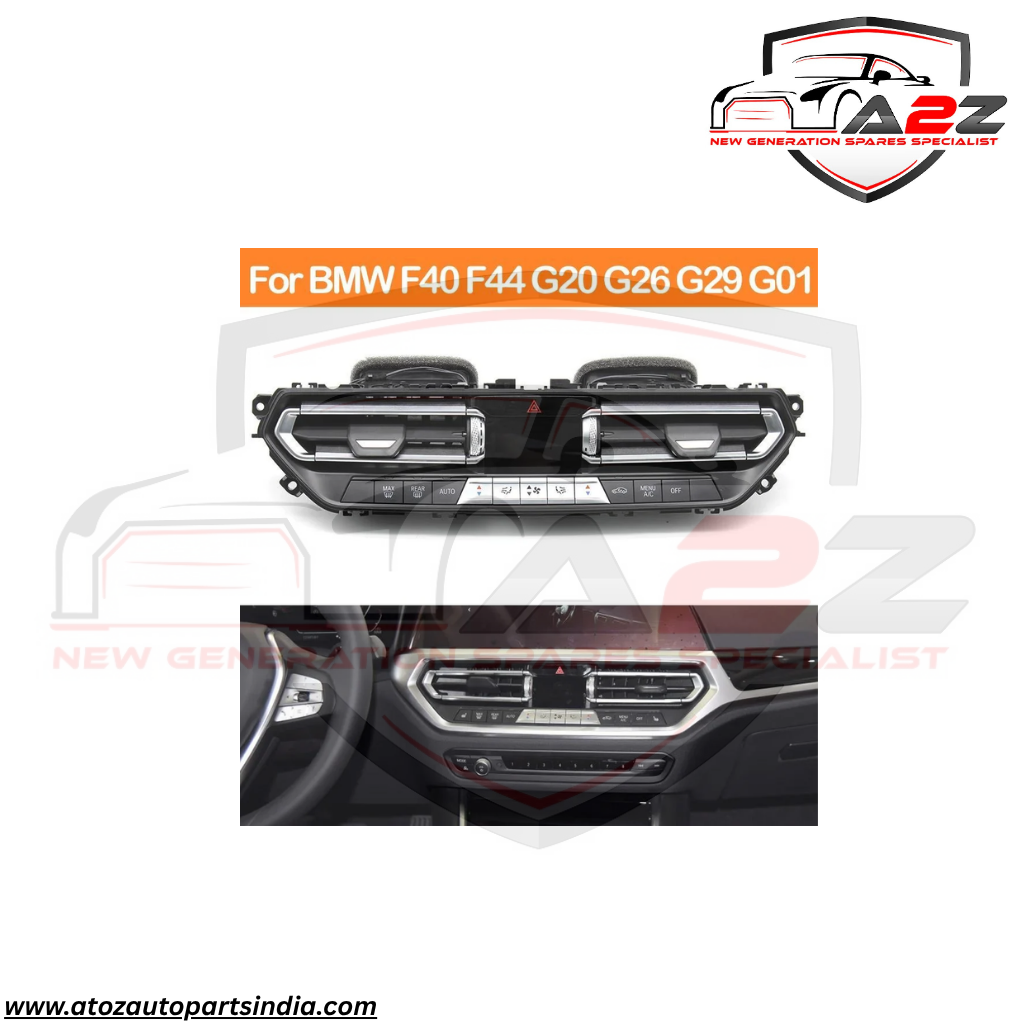 Black Center Ac Vent Grille Assembly 64119855413 Compatible With BMW 3 Series G20 G28 G29 G08