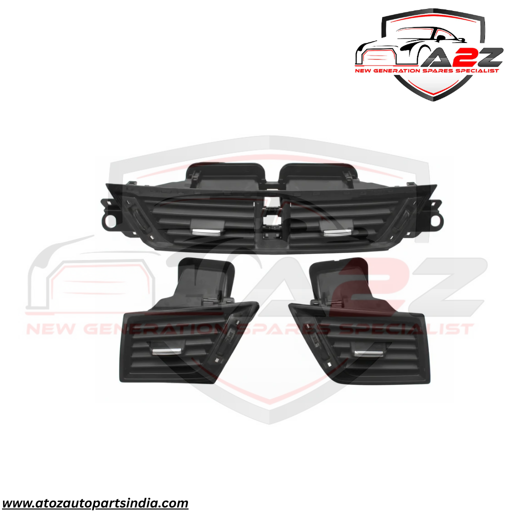 Black Ac Vent Grille Assembly Center & Left & Right Compatible With BMW X1 E84