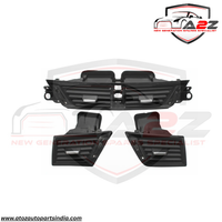 Black Ac Vent Grille Assembly Center & Left & Right Compatible With BMW X1 E84