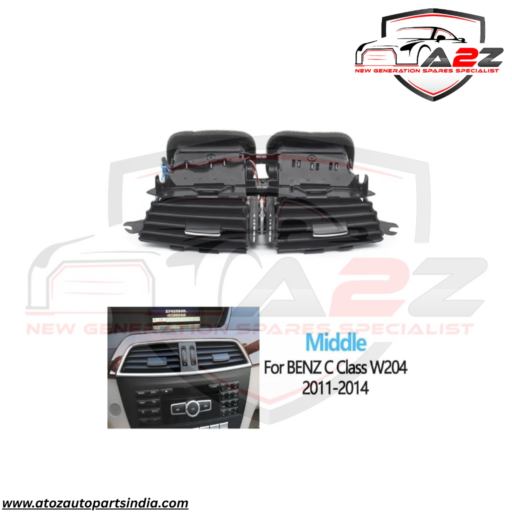 Ac Vent Grille Assembly Center 2048308454 & Right 2048306654 & Left 2048306754 2048306254-1 Compatible With MERCEDES BENZ C-CLASS W204 2011-2014