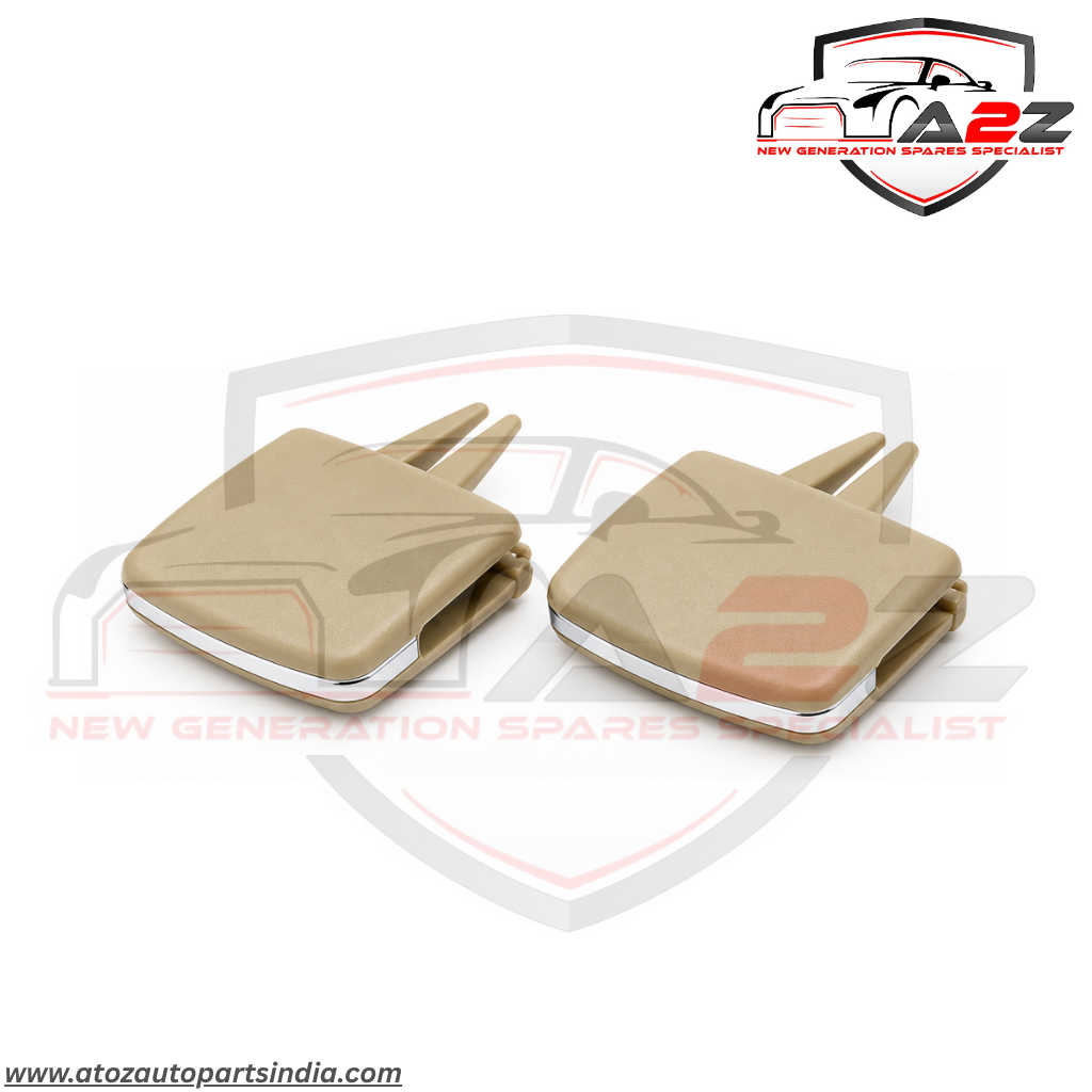 Rear Beige Air Conditioner Back Ac Vent Grille Outlet Tab Clip Slider Repair Kit 2048300354 Compatible With MERCEDES-BENZ C-CLASS (W204) & E-CLASS W212 (Set Of 2)