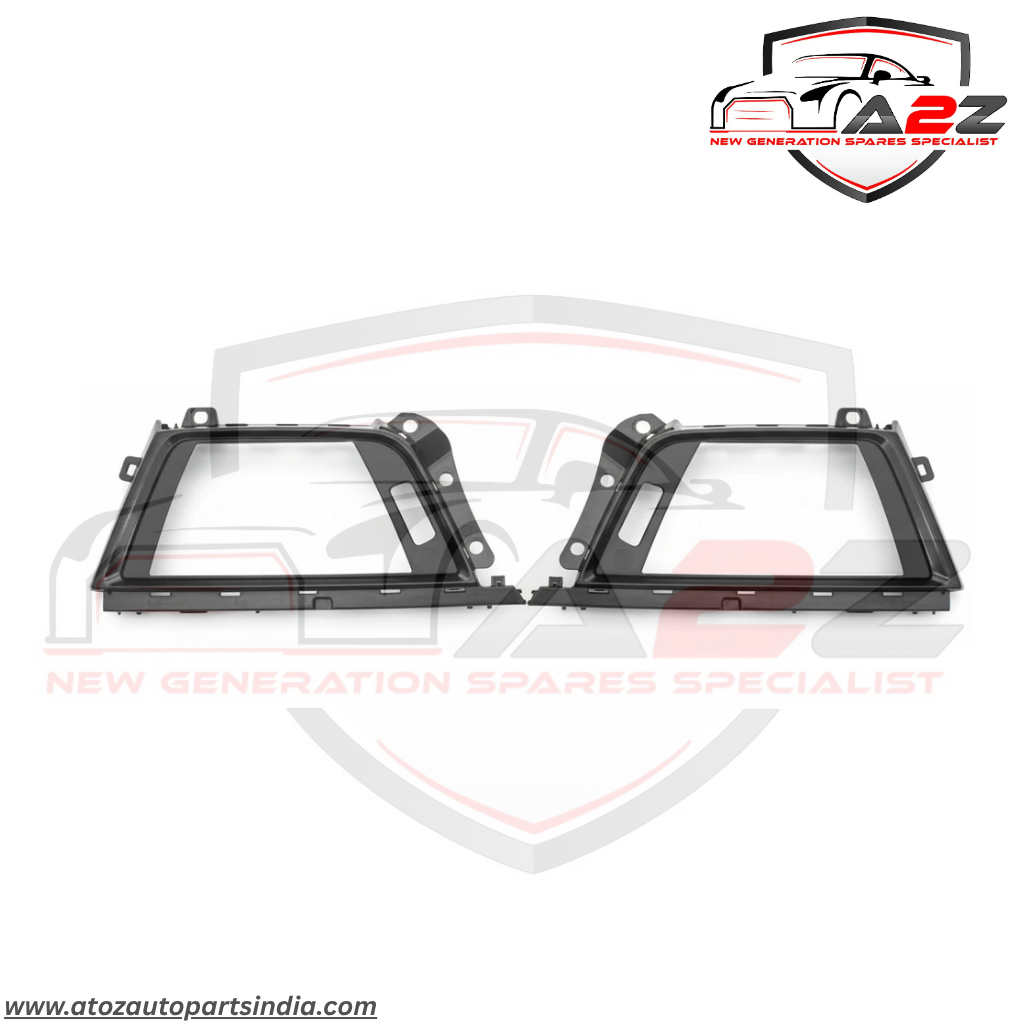 Front Ac Vent Outer Frame Matt Chrome 64229346226 Compatible With BMW 3-Series F30 & F34 GT
