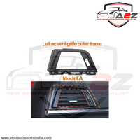 FRONT LEFT AC VENT GRILLE PANEL OUTER FRAME (Black) 64229253218-A Compatible With BMW 3 Series F30 & 3 Series GT F34