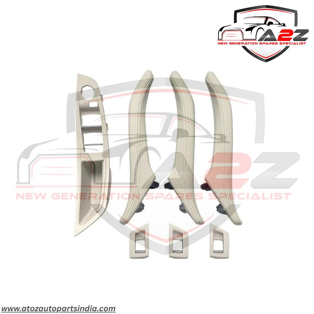 Inner Door Handle Assembly (With Leather Set Of 7) Compatible With BMW 5 Series F10
