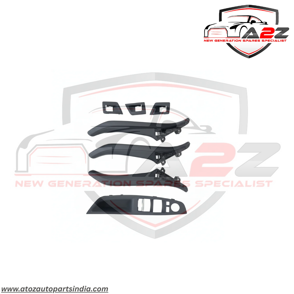 Inner Door Handle Assembly (With Leather Set Of 7) Compatible With BMW 5 Series F10