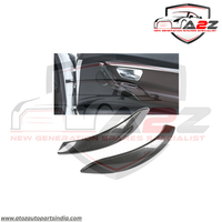 Carbon Inner Door Handle Outer Cover (Without Leather Set Of 4) Compatible With BMW 3 Series F30