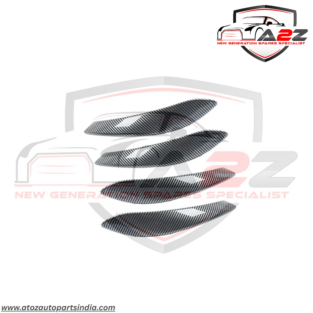 Carbon Inner Door Handle Outer Cover (Without Leather Set Of 4) Compatible With BMW 3 Series F30