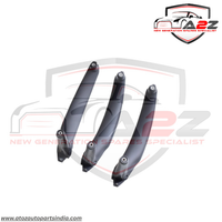 Inner Door Pull Handle 3pcs Set Black Left 51416969401 Right 51416969402 Compatible With BMW X5 X6 E70 E71 E72