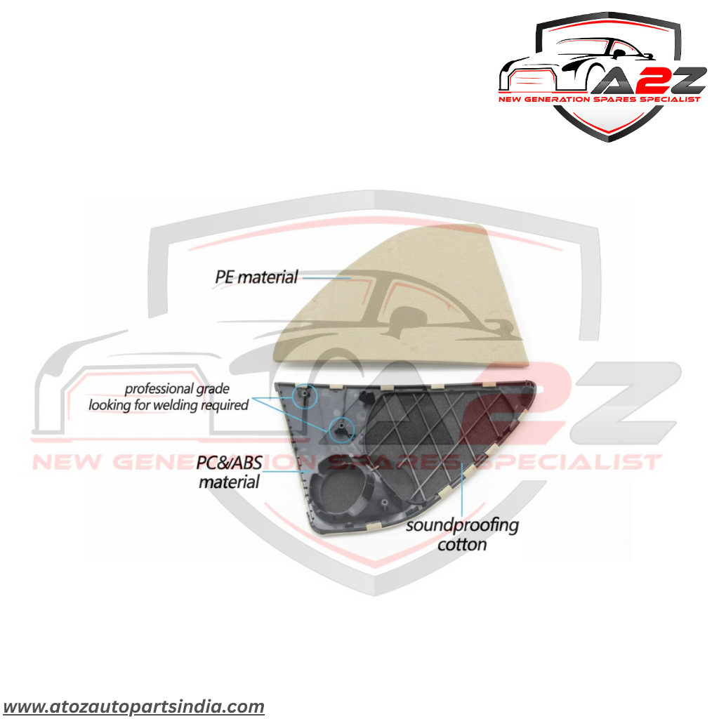 Rear Left Door Speaker Cover Beige 51427318823 Compatible With BMW 5 Series F10 F11