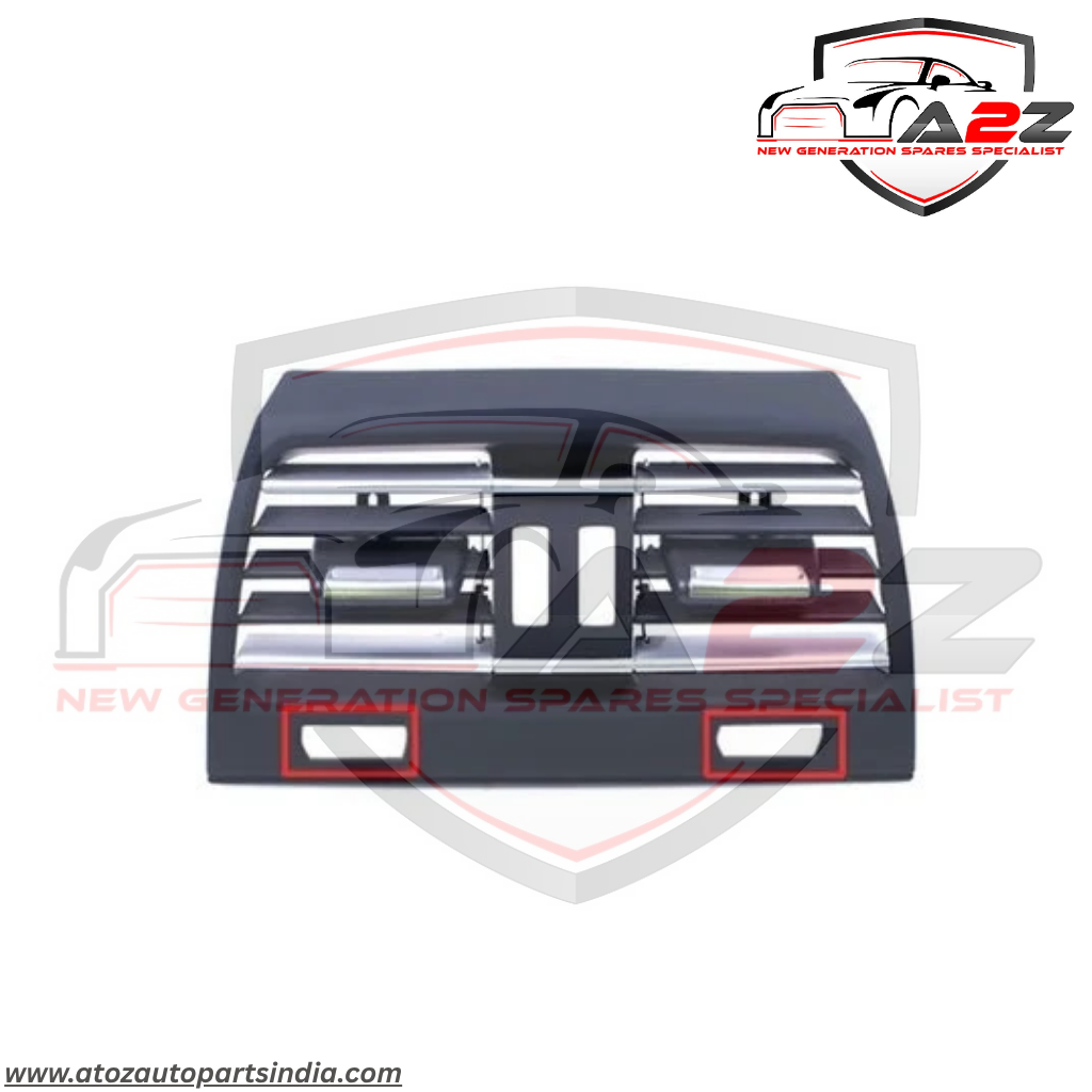 Black Ac Vent Grille Center 64229115860 & Rear 64229118249 Compatible With BMW 7 Series F01 F02 F03 F04