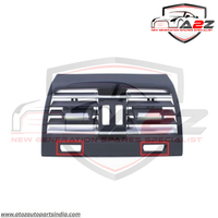 Black Ac Vent Grille Center 64229115860 & Rear 64229118249 Compatible With BMW 7 Series F01 F02 F03 F04