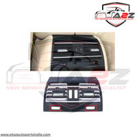 Black Ac Vent Grille Center 64229115860 & Rear 64229118249 Compatible With BMW 7 Series F01 F02 F03 F04