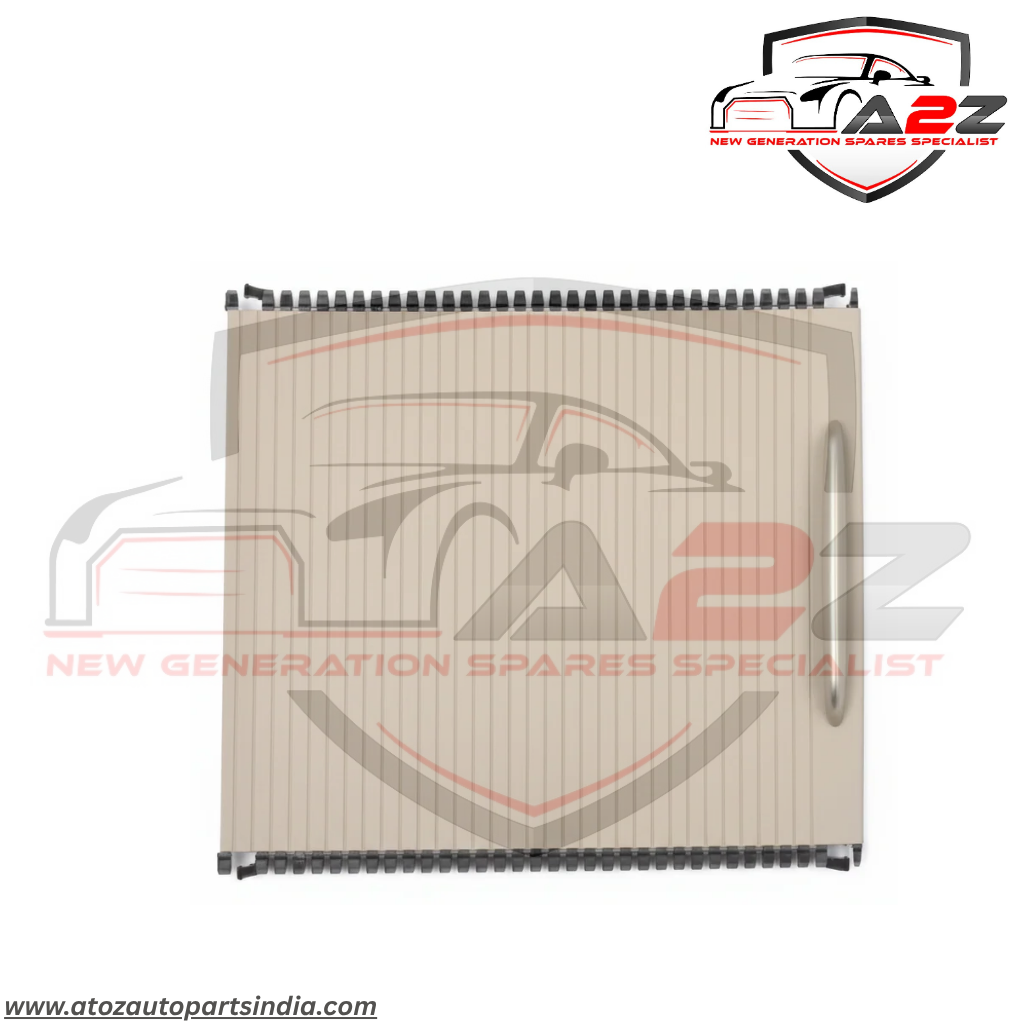 Beige Central Console Drink Water Cup Holder Cover Shutter Roller Trim 1668303814-8N84 Compatible With MERCEDES-BENZ GL-CLASS (X166) & GLE Coupe (C292) & GLS (X166)