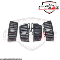 Black Ac Vent Grille Assembly Center-Left 56G820951 & Center-Right 56G820952 & Right 56G819702 & Left 56G819701 Compatible With Skoda KODIAQ