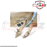 Inner Door Handle Assembly  51417279315 & (Without Leather Set Of 4) Compatible With BMW 3 Series F3 GT   F30 F31 F34 F35 F36 51417279315 51427281469 51417279316 51427281469 51427281470